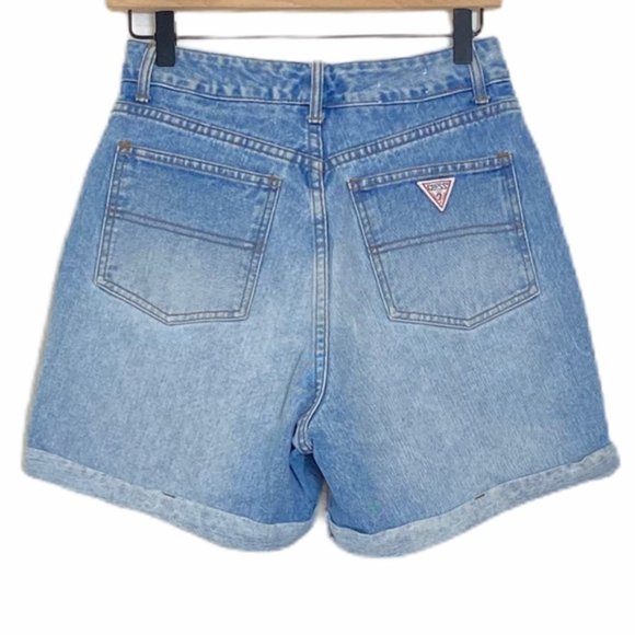 Guess Pants - Vintage Guess High Waisted Mom Rolled Jean Shorts